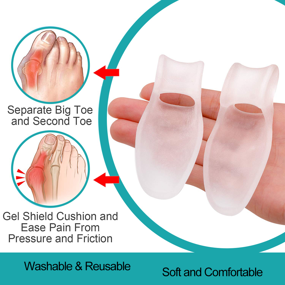 1 Pair Protective Toe Separato - Yoga Toe Separator recension och pris