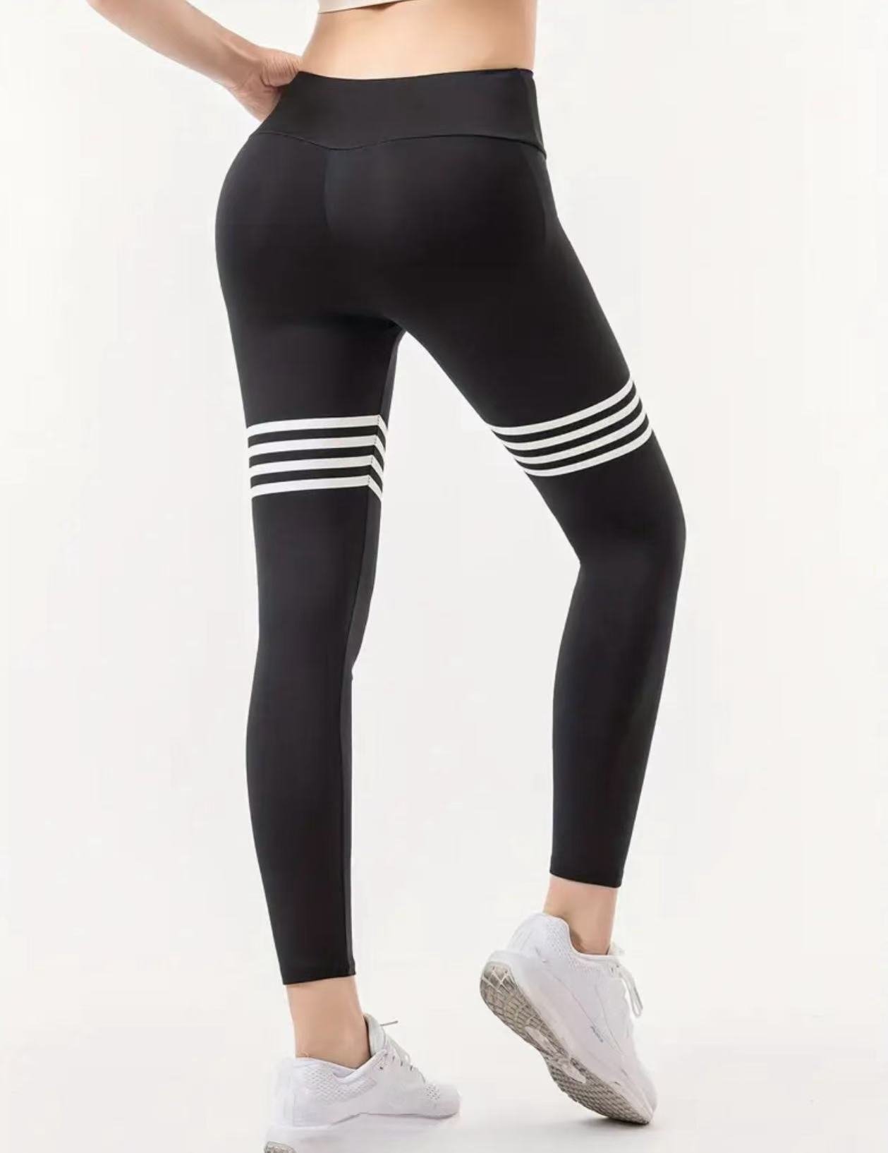Letter Pattern High-Waisted Yo - Yoga Fitness Pants recension och pris