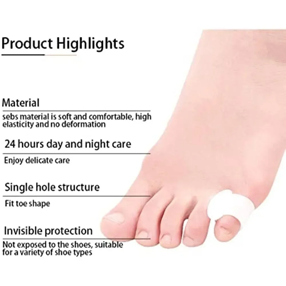 2pcs Silicone Toe Orthopedic S - Yoga Toe Separator recension och pris