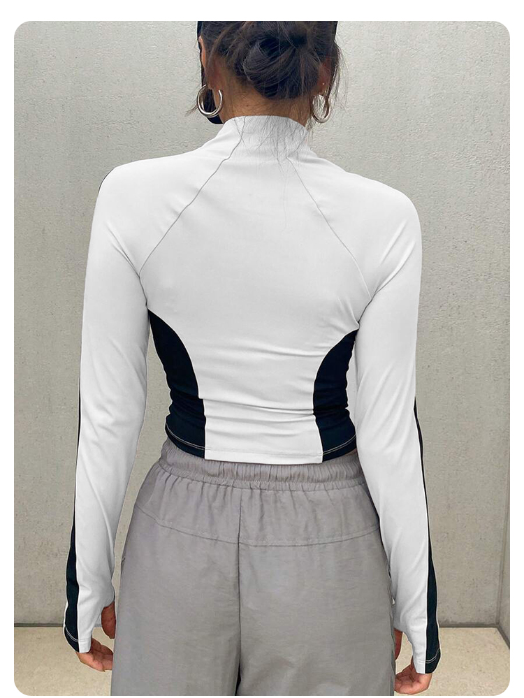Yoga Clothes Stand Up Collar J - Yoga Fitness Women recension och pris