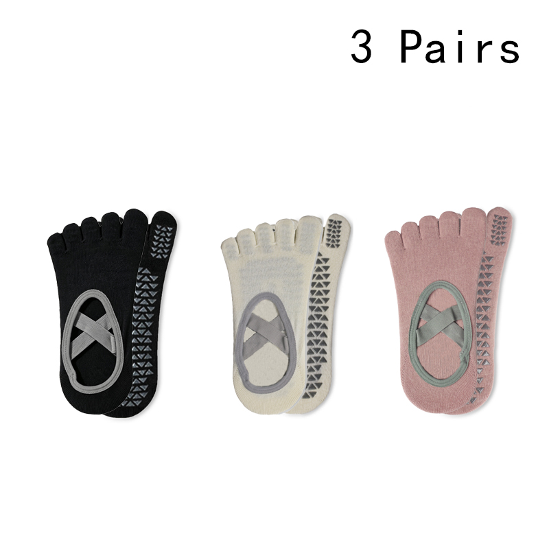 3 Pairs Thin Women Yoga Socks  - Yoga Toe Separator recension och pris