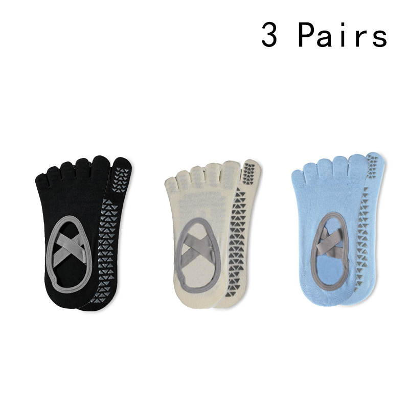 3 Pairs Thin Women Yoga Socks  - Yoga Toe Separator recension och pris