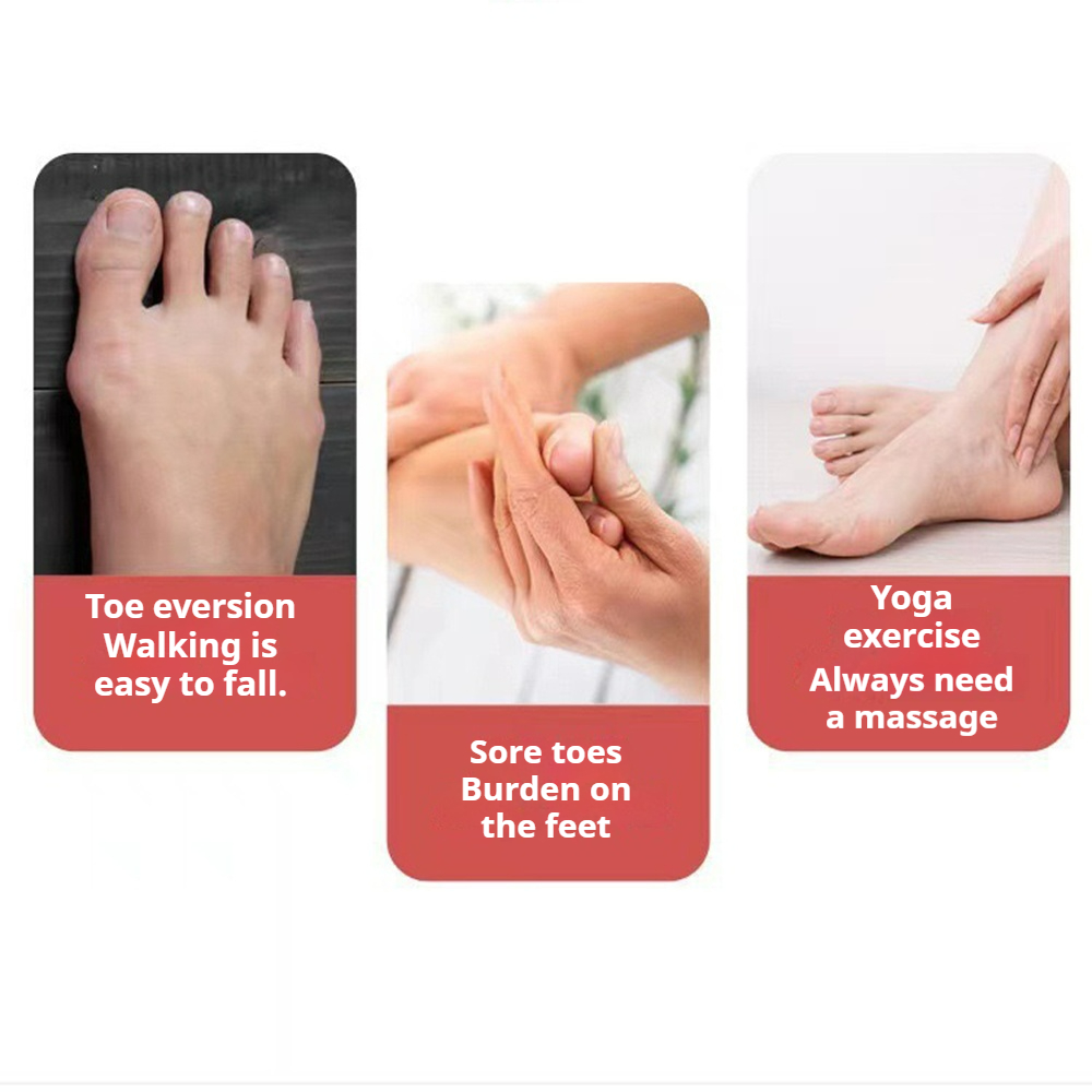 Foot Stretching Massage Muscle - Yoga Toe Separator recension och pris