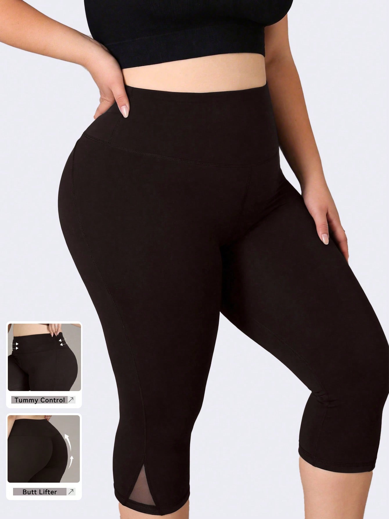 Plus Size Gym Leggings Women M - Yoga Fitness Pants recension och pris