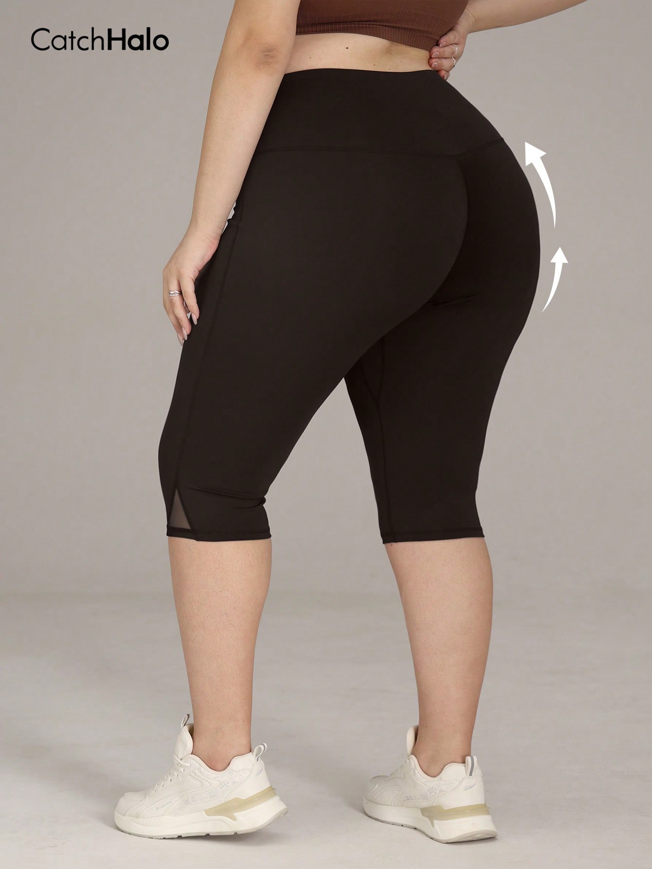 Plus Size Gym Leggings Women M - Yoga Fitness Pants recension och pris