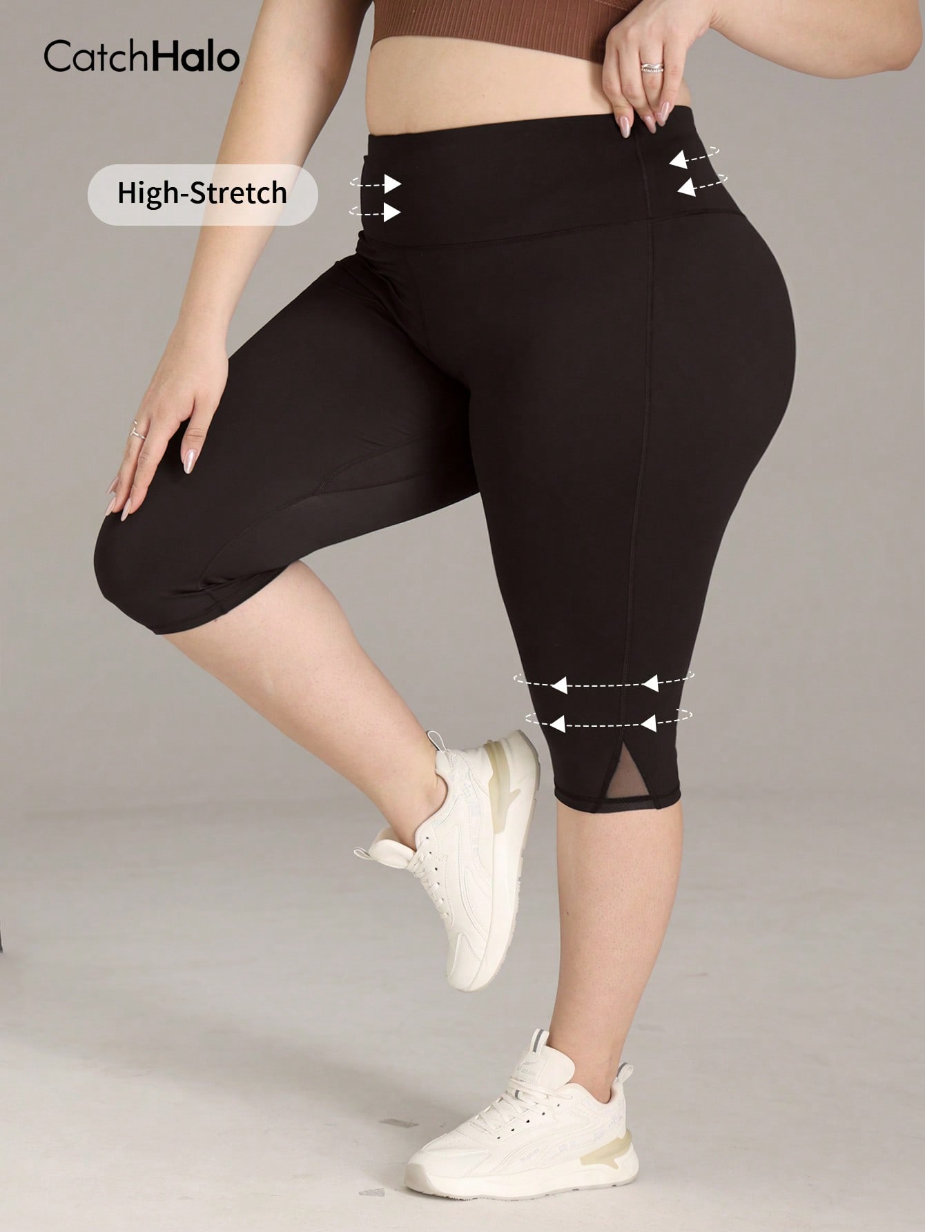 Plus Size Gym Leggings Women M - Yoga Fitness Pants recension och pris