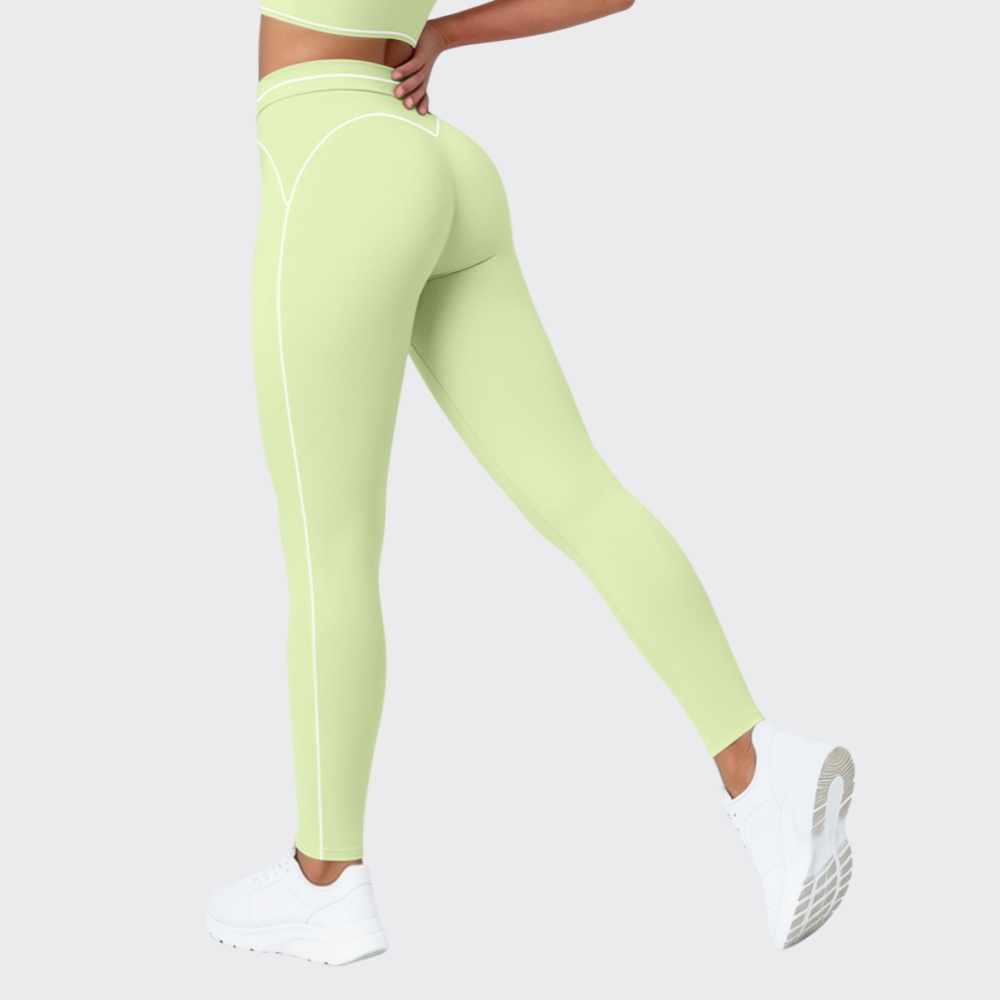 High Waist Sports Leggings Wom - Yoga Fitness Pants recension och pris