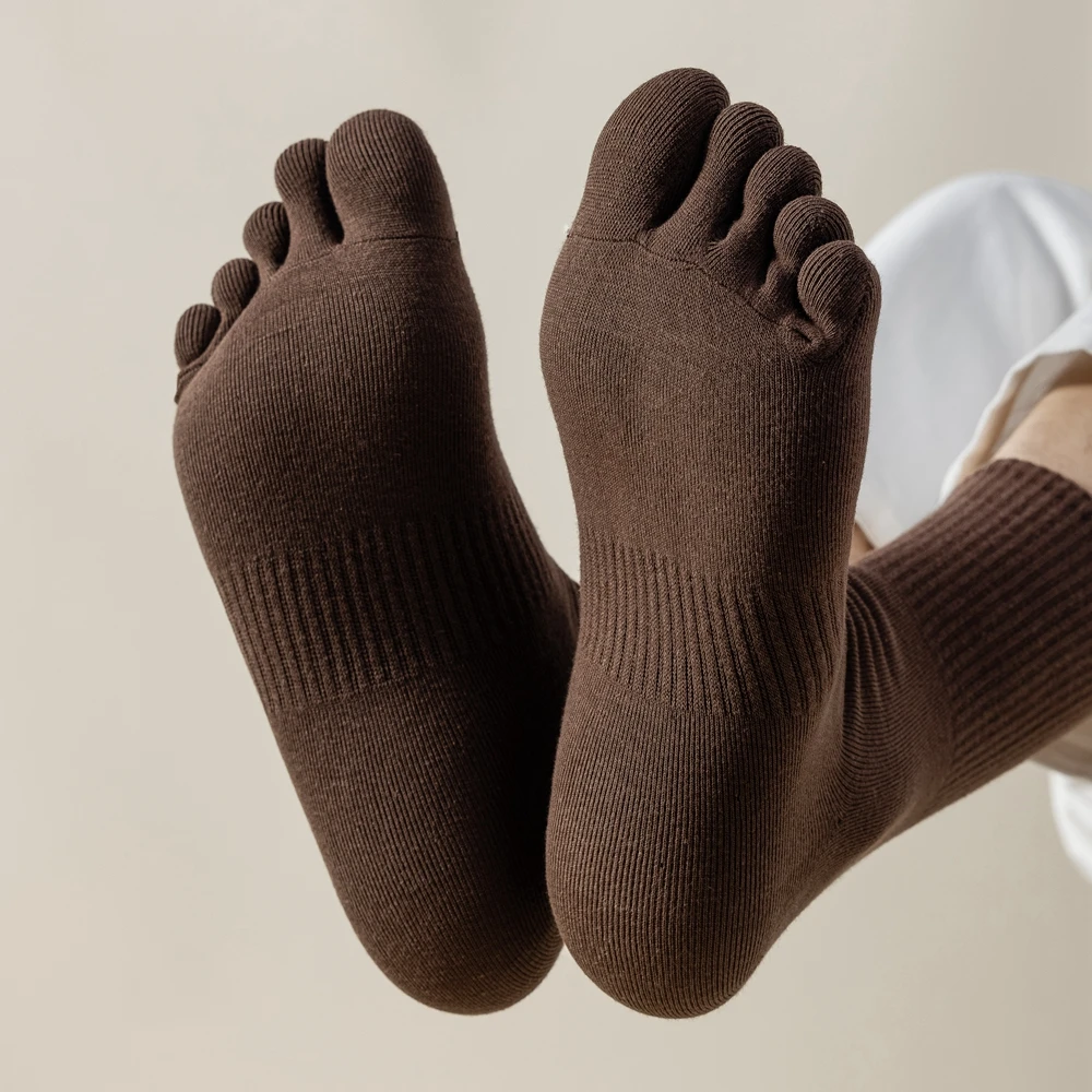 6 Pairs Men Socks with Separat - Yoga Toe Separator recension och pris