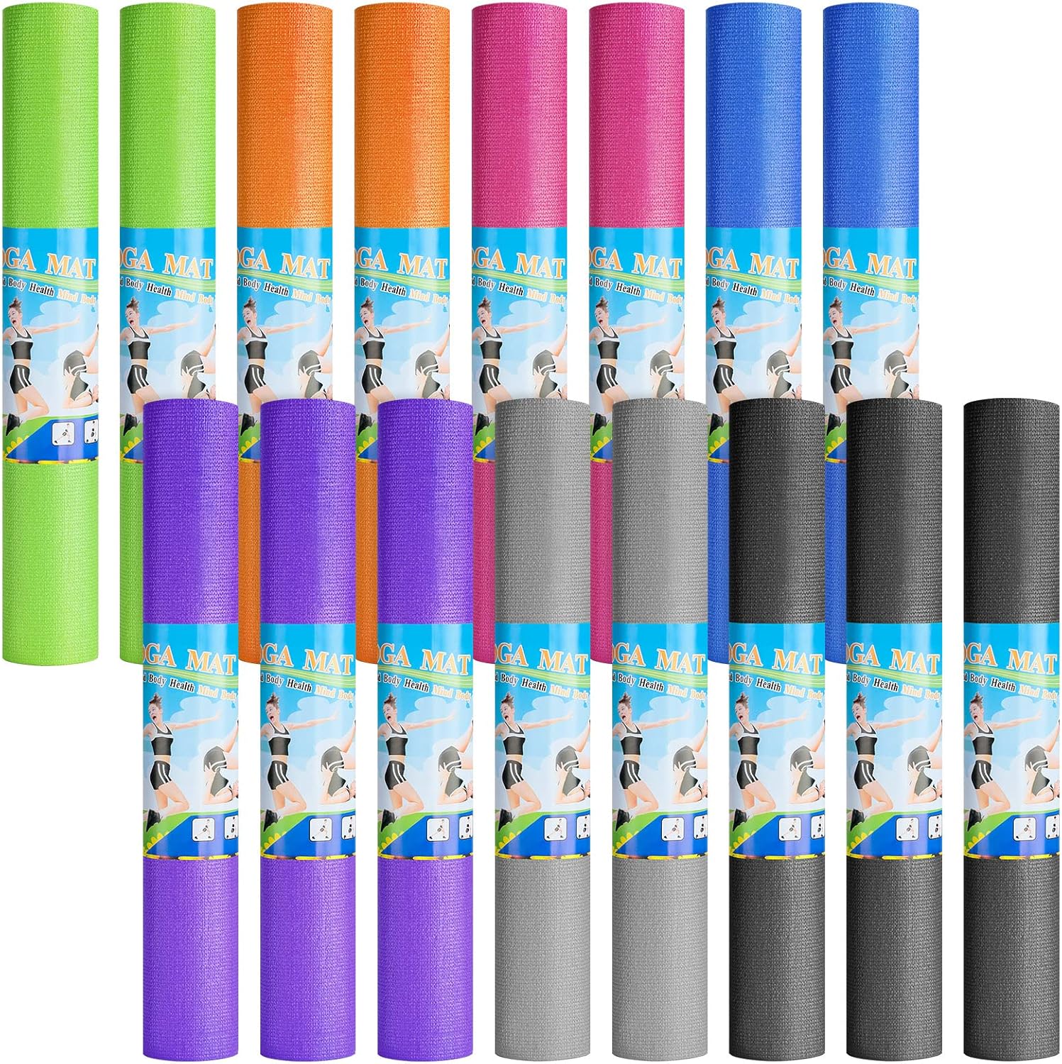 3 mm Thin Yoga Mats Lightweigh - Yoga Fitness Class recension och pris