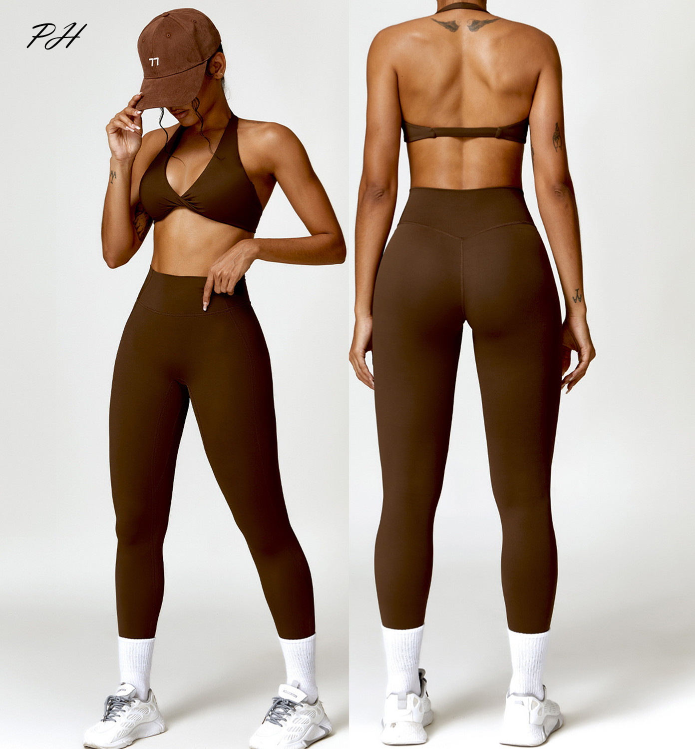 2PCS Yoga Set Nude Feeling Wor - Yoga Fitness Kleidung recension och pris