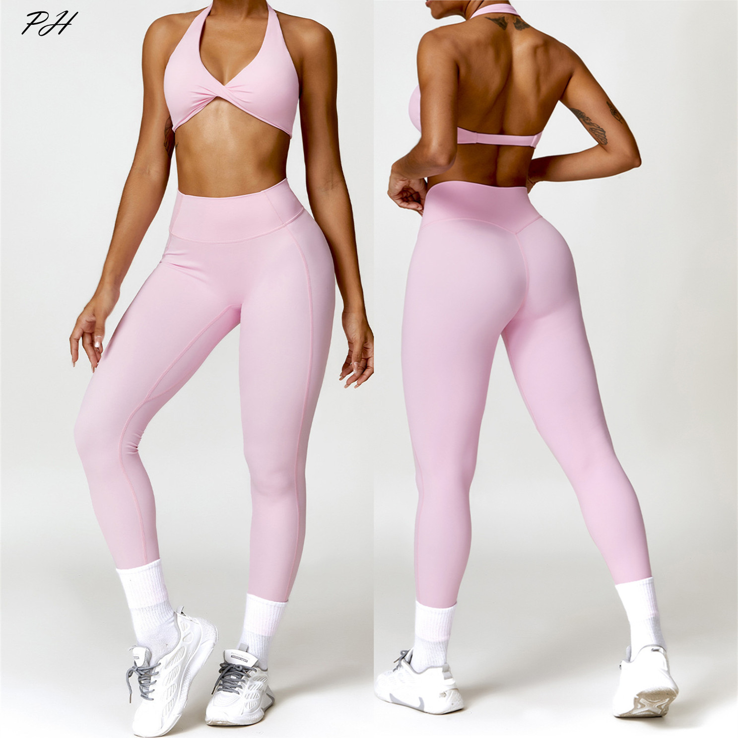 2PCS Yoga Set Nude Feeling Wor - Yoga Fitness Kleidung recension och pris