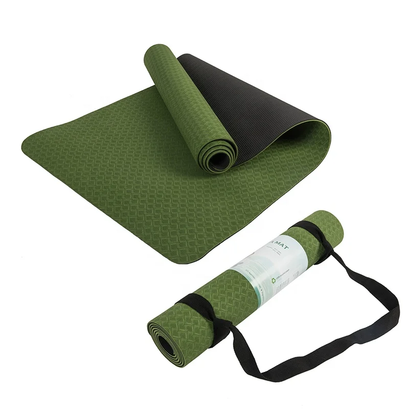 6mm Green Black Custom logo De - Yoga Fitness Logo Design recension och pris